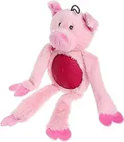 Petface Farmyard Buddies Rubber Tum Pig Squeak Dog Toy