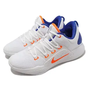 【NIKE 耐吉】籃球鞋 HyperDunk X Low EP 男鞋 白 藍橘 耐磨 包覆 低筒 運動鞋(FB7163-181)