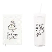 kate spade new york So Happy Together Journal and Tumbler Bridal Set