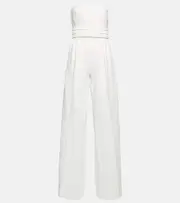 [Max Mara] Max Mara Aderire jersey jumpsuit UK 16 white