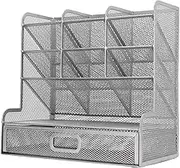 Cappenene, drawers drawers, with 10 compartments and removable border, for desk tools, ideal for office, study and desktop for workers