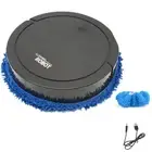 Home Mop Robot USB Rechargeable Dry and Wet Mopping for Hard Floor&Tile(Black)