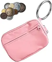 [ETUCYNG] Coin Purse, Card Wallet Keychain Wallet, Keychain Wallet Women's Waterproof Nylon Keychain Wallet for Shopping, Traveling