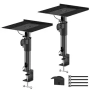 Clamp-on Desktop Speaker Stands Pair for Klipsch Bookshelf Speakers - Height ...