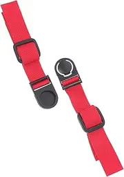 [Homoyoyo] Adjustable No Slip Backpack Chest Strap with Quick Release Buckle for Outdoor Travel Lightweight Skid Shoulder Strap Red Compatible