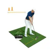 5 x 3 ft Artificial Turf Grass Practice Mat for Indoors and Outdoors-32mm - Colo
