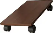 Ronyme Mobile Computer Tower Stand PC Stand Wooden Durable Bracket Adjustable Sturdy for Desk PC Computer CPU Stand Mobile CPU Stand, A 25cmx50cm