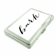 Bark Em1 Cigarette Case with Built in Lighter Metal Wallet