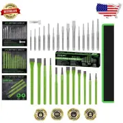 SWANLAKE 28-Piece Professional Punch and Chisel Set - Durable & Versatile Tools