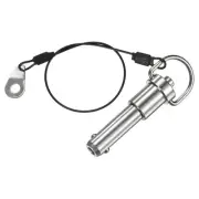 Ball Locking Pins 12mm Dia. 30mm Usage Length Ring Button Quick Release Pin