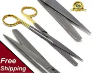 T/C PREMIUM OPERATING SCISSORS SHARP BLUNT 5.5" STRAIGHT TUNGSTEN CARBIDE INSERT