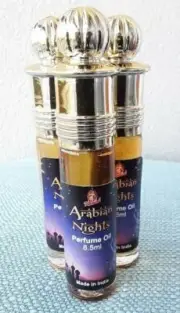 Arabian Night x 3 Bottles 8.5ml Kamini Premium Perfume Oil - Roll on - Scent