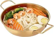 Ramen Cooker - Stainless Steel Noodle Pot | Instant Noodles Pot | Portable Rapid Noodle Cooker | Fast Heating Everyday Pan | Kitchen Cookware, 7in Soup Pot for Cooking Soup, Ramen, Noodle