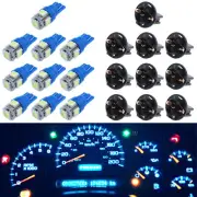 10X Ice Blue T10 Instrument Gauge Cluster Dash Light 168 194 LED Bulbs W/ Socket (for: Ford)