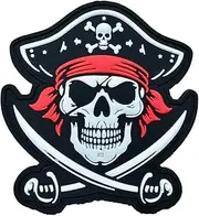 TS Tactical Store 3D PVC Scratch Hook & Loop Military Backpack Patch Airsoft Flag Brooch Outdoor Crossfit Survival Pirate