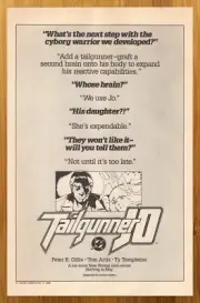 1988 DC Comics Tailgunner Jo Vintage Print Ad/Poster Retro Promo Wall Art 80s