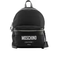 在飛比找蝦皮商城優惠-MOSCHINO Logo 尼龍口袋後背包(黑色) A760