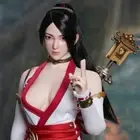 SUPER DUCK Momiji Dead or Alive 1/6 Clothing Sets body 12'' Action Figures RED