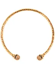 Eye Candy LA The Luxe Collection Crystal Skull Collar Necklace