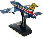 1:100 Scale MB-339 PAN Jet Model Alloy High-Simulated Aerobatic Airplane Fighter Jet Miniature for Home Decoration