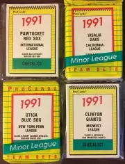1991 ProCards CLINTON GIANTS Minor League Complete Team Set B2018112