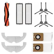 Replacement Accessories Kit for Z10 PRO Robot Vacuum Cleaner Main Brush Hepa Filter Mop Pads Dust Bags As shown