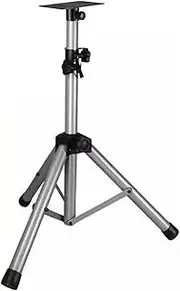 Home Speaker Stands Full Metal Speaker Bracket Thickened Professional Trolley Sound Tripod Flooring Stage Card Bag Portable Tripod Studio Stand Black Black(Silver)