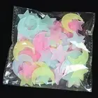 Stickers 100Pcs Pack Living Luminous 100XPCS Star DIY Stars Decor Wall