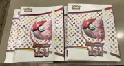 Four Pokémon TCG 151 Binders