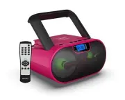 CD Player Boombox Portable Radio AM/FM Boombox Bluetooth MP3 CD USB mSD Aux H...