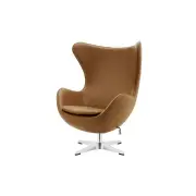 Arne Jacobsen Egg Accent Lounge Relaxing Chair Replica - Black