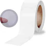 500 Pcs Roll Clear Stickers 1.5 Inch Package Seals Envelope Seals for Mailing Round Circle Dots Seal Labels Transparent Envelope Tab Sealer and Retail Package Self Adhesive Seal Label Stickers