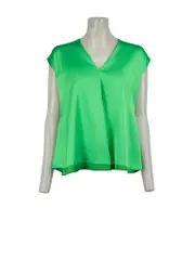 Green Tie Strap Top
