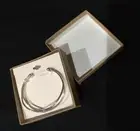 Lauren Conrad Silver Tone Open Crisscross Bracelet Gift Box NEW W/T