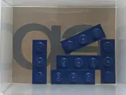 LEGO Parts - Dark Blue Plate 1 x 3 - No 3623 - QTY 5