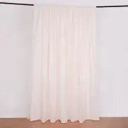 10x10 feet Dual Layer Polyester Sheer Chiffon Backdrop CURTAIN Rod Pockets Party