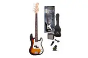 Essex Bass Guitar & Amp Pack 3 Tone Sunburst