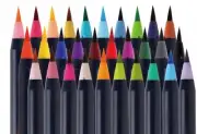 Japan Akashiya SAI Water Japanese Traditional Color Brush Pen Set 30 Colors
