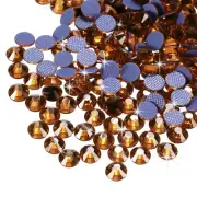 2880 Pcs Hotfix Rhinestones Flatback Crystal Glass Gems SS6 2mm,Gold