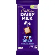 Cadbury Dairy Milk Top Deck Chocolate Block 180g