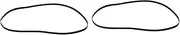 Totority Pcs Cm Rubber Turntable Belt for Phonograph Records Player Replacement Accessory