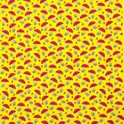 Sanbi Moomin Furoshiki My and Umbrella Yellow 105cm Width Table Cloth Eco Bag Ma