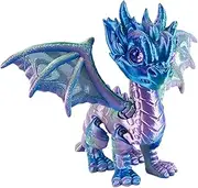 3D Printed Baby Dragon with Wings, Winged Dragon Fidget Toys for Adults, Articulated Dragon Figure Desktop Ornament, Dragon Decorations