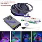 5M WS2812 WS2812B 144LEDs/m 5V RGB addressable LED strip T000S controller kit