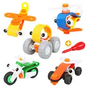 Creative Assembled Nut Combination Toy Educational Toys 15201 AIRPLANE