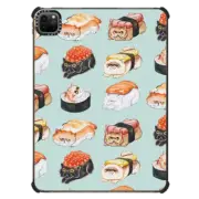 iPad Pro 11-inch (3rd/4th gen) iPad Impact Case Sushi Persian Cat Watercolor