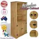 Storage Cabinet Organiser Shelf Cupboard Stand Wooden Book Shelves Display Unit
