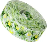 HOODANCOS 1 Roll DIY Decorative Present Wrapping Ribbon Roll Yards of Patterned Cloth Ribbon for Wreaths and Holiday Crafts for Unique Present Presentation and DIY Projects