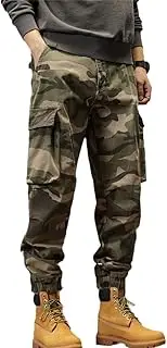 [Haitpant] Spring Summer Cargo Pants Men Multi-Pockets Workwear Baggy Joggers Military Cotton Casual Tactical Trousers