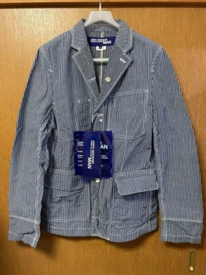JUNYA WATANABE MAN POINTER rebuild jacket men Size M Indigo x white hickory